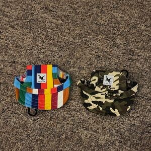 Multicolor hats (2 count) for small dogs or cats